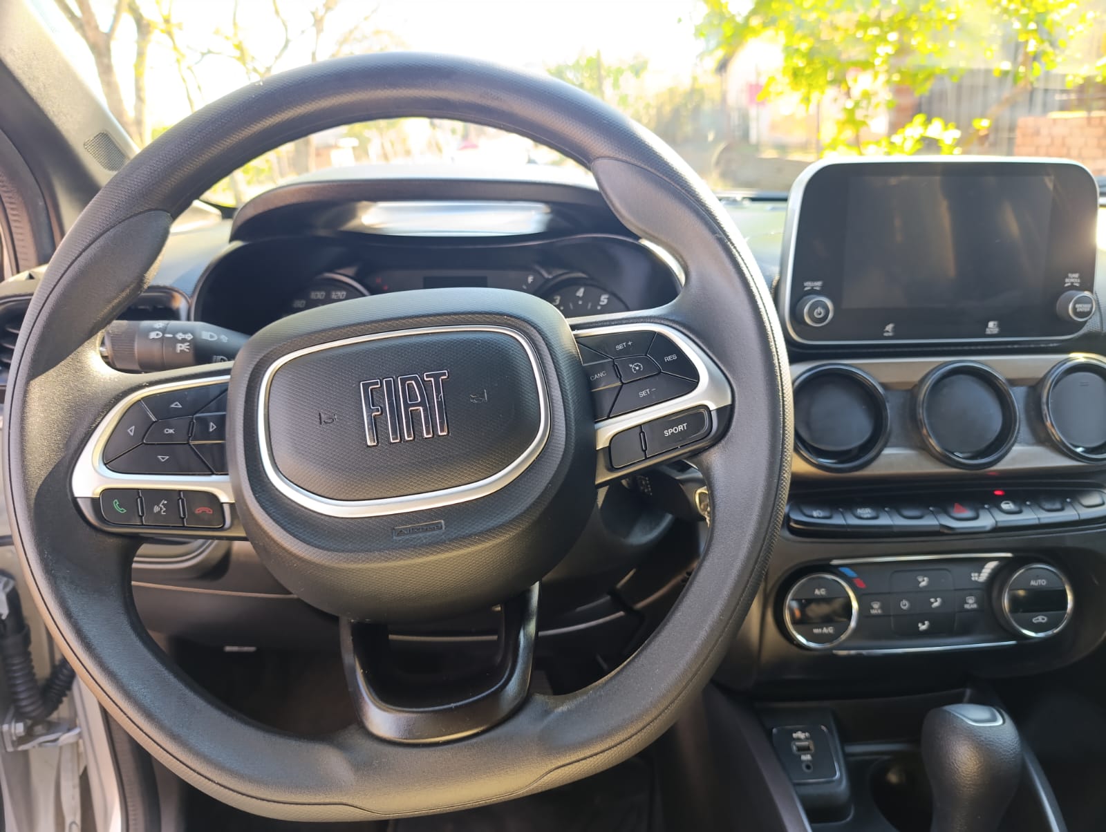 Volante e interior